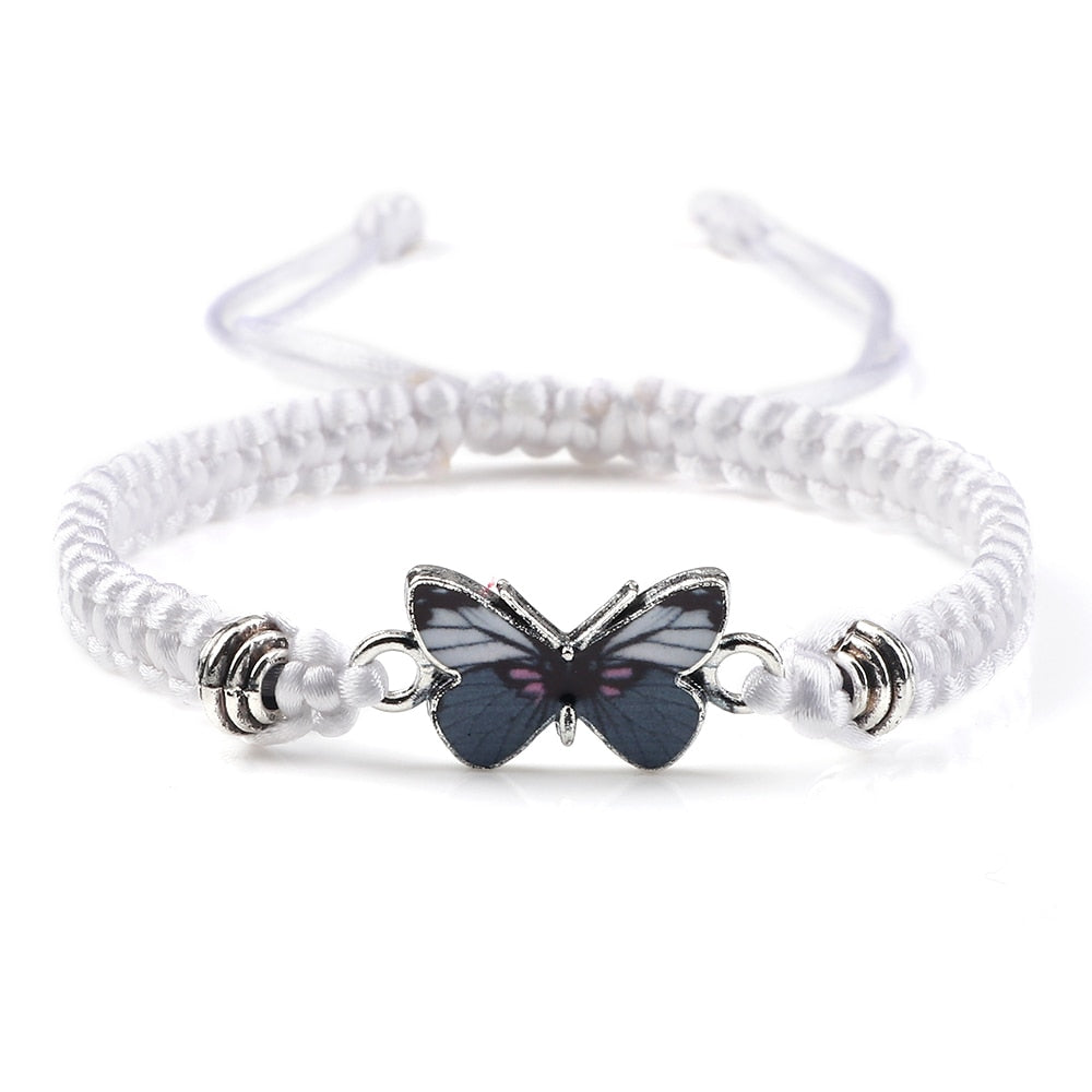 Goth Black Butterfly Bracelet