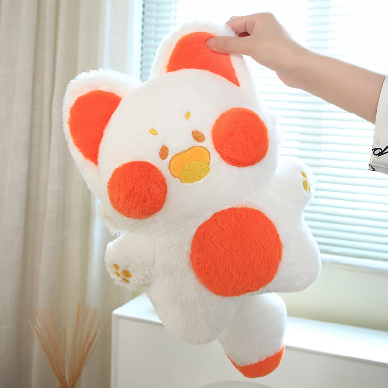 Kawaii Cartoon Fluffy Cat Plush Doll