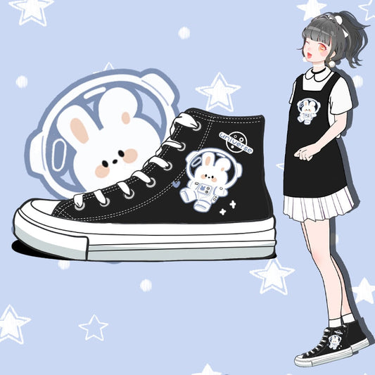 Kawaii Space Bunny Universe Sneakers - Sneakers - Kawaii Bonjour