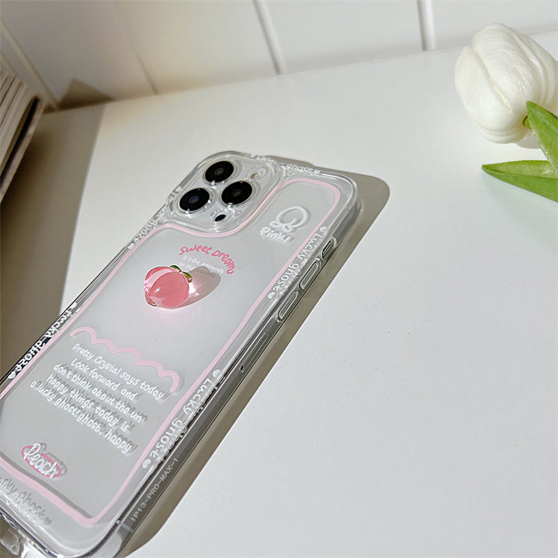 Kawaii Sweet Peach iPhone Case