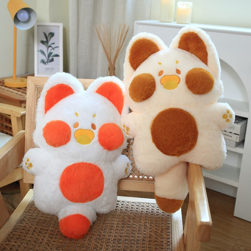 Kawaii Cartoon Fluffy Cat Plush Doll