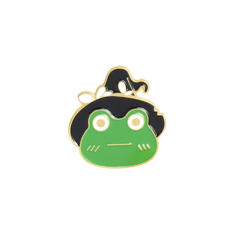 Kawaii Frog Collection Enamel Pins