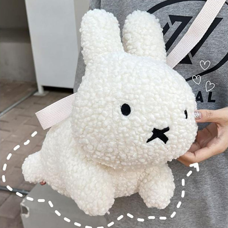Kawaii Cartoon Bunny Doll Plush Crossbody Bag