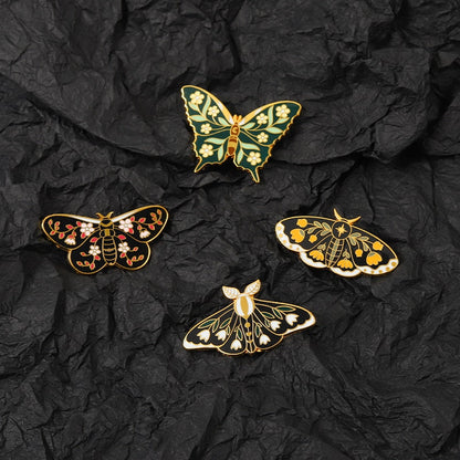 Gorgeous Butterflies Nature Enamel Pins