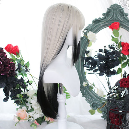 Cosplay Lolita Long Straight Gradient Color Wig