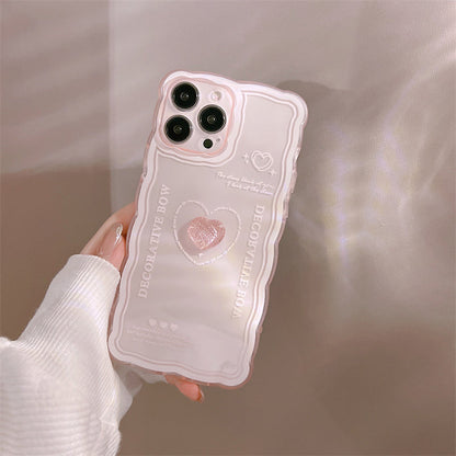Kawaii Pink Heart iPhone Case