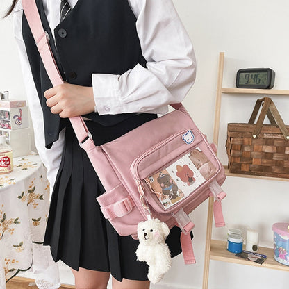 Kawaii JK Back To School Transparent Crossbody Bag