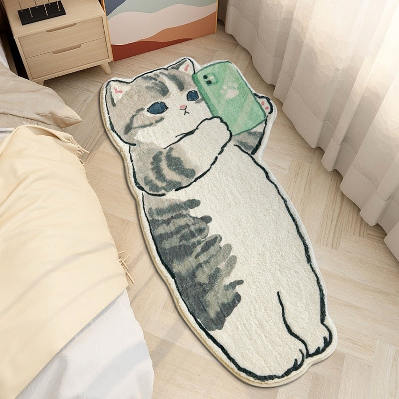 All Day Phone Cat Rug