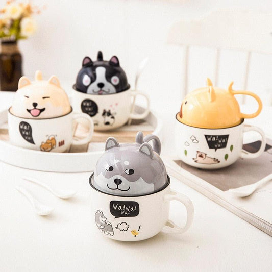 Kawaii Cute Dog Mugs - Cups & Bottles - Kawaii Bonjour
