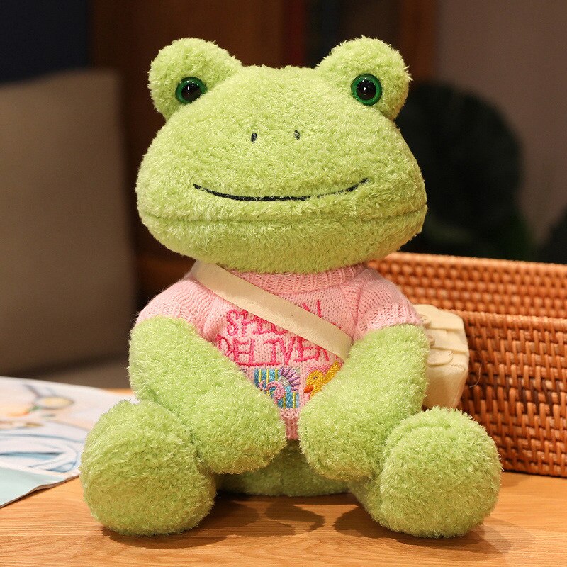 Kawaii Cute Dressing Frog Plush Toy