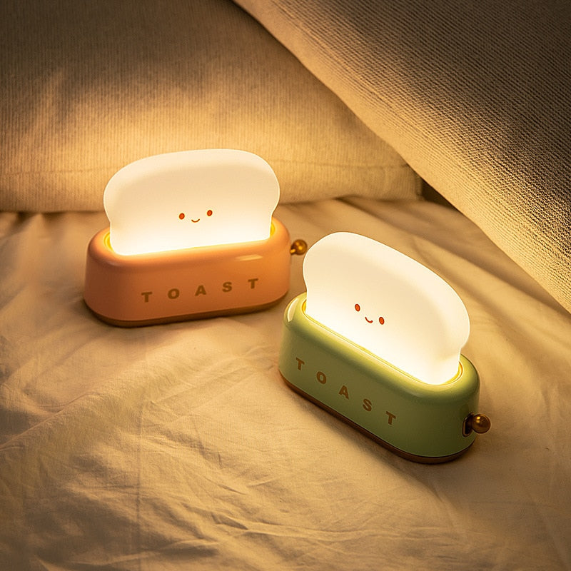 Kawaii Toast Bread Maker Mood Night Light - Night Lights, Trending - Kawaii Bonjour