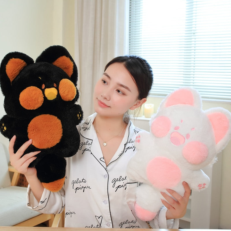 Kawaii Cartoon Fluffy Cat Plush Doll