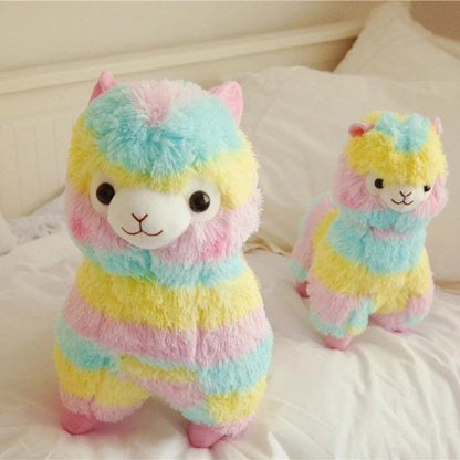 Kawaii Colorful Alpaca Plushie - Domestic Animals - Kawaii Bonjour