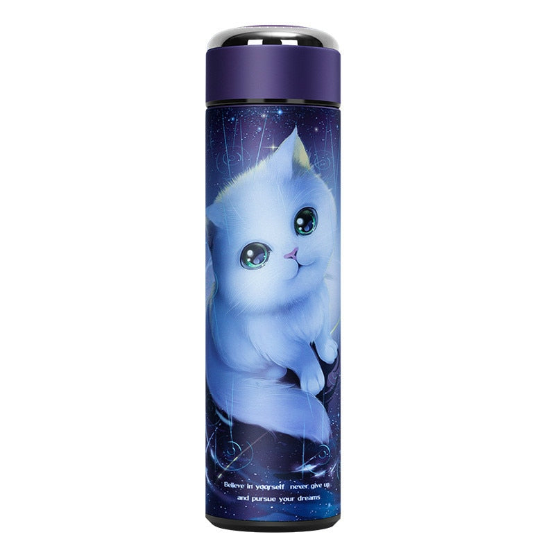 Fairy Cat Thermos Water Bottle