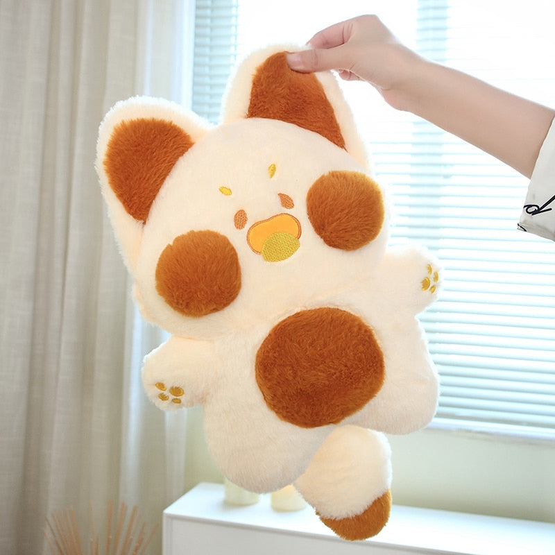 Kawaii Cartoon Fluffy Cat Plush Doll