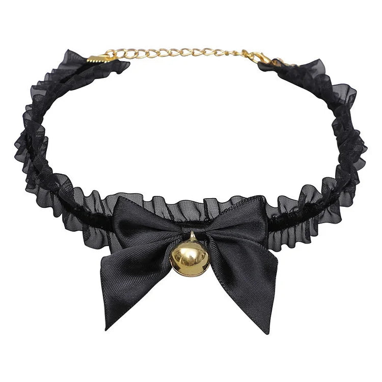 Fox Ears Headband Choker Cosplay Costume Accessory