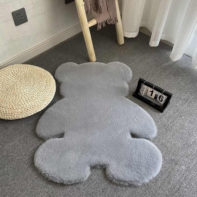 Kawaii Fluffy Bear Rugs & Mats