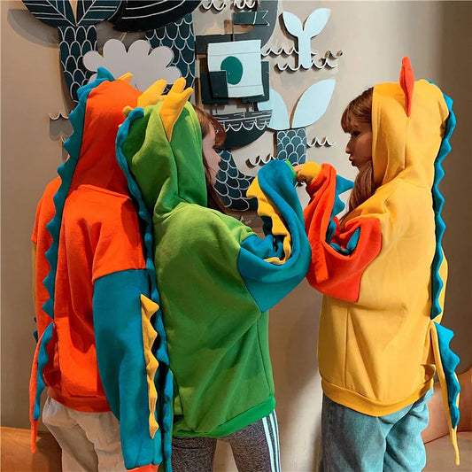Kawaii Dinosaur BFF Matching Best Friends Sweatshirt Hoodie
