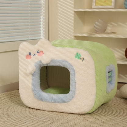 Kawaii Cute Shy Cat House