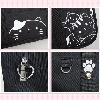 Kawaii JK Lolita Cartoon Cat Paws Uniform Crossbody Bag