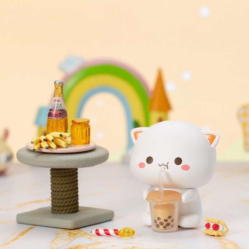 Kawaii Mitao Cat Toys Figure Set