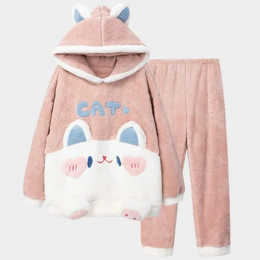Kawaii Cat Winter Pajamas PN6261 – Pennycrafts