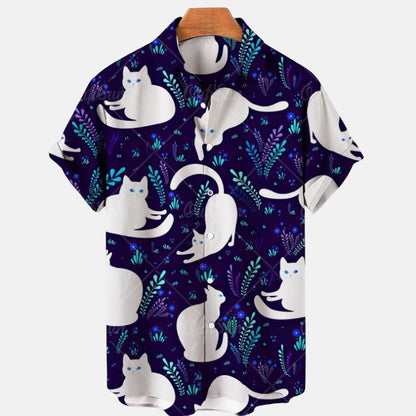 Kawaii Forrest Cat Shirt
