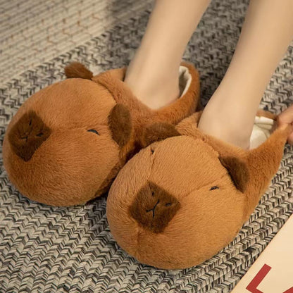 Kawaii Cartoon Capybara Slippers