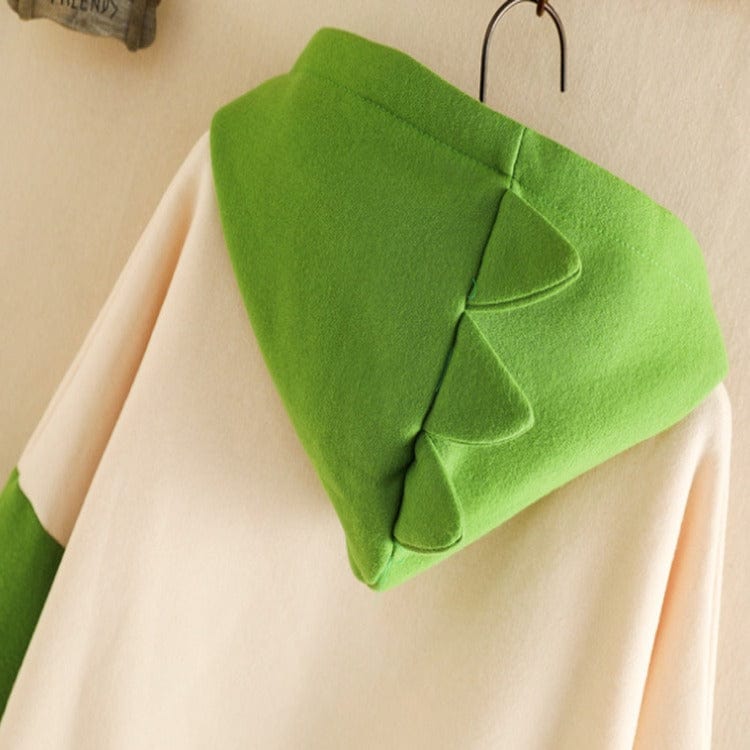 Cartoon Small Creature Dinosaur Sweatshirt Hoodie Meowhiskers