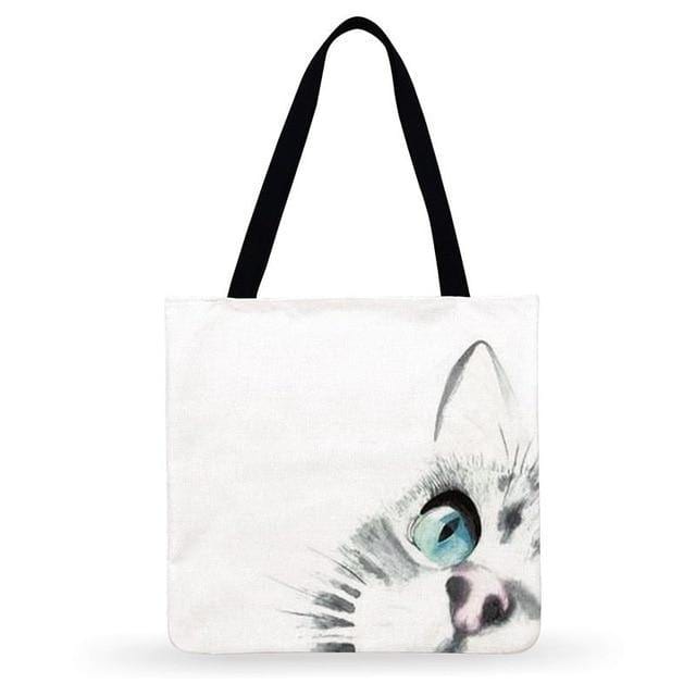 Cat Meow Tote Bag Meowhiskers