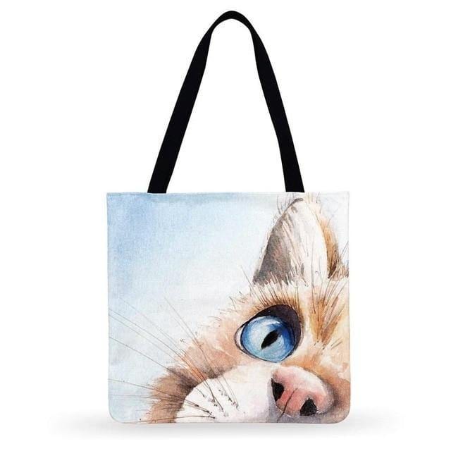 Cat Meow Tote Bag Meowhiskers