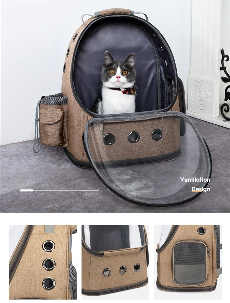 Spaceship Cat Backpack - Meowhiskers