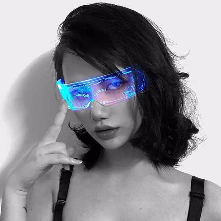 Chic LED Seven Color Luminous Glasses Meowhiskers