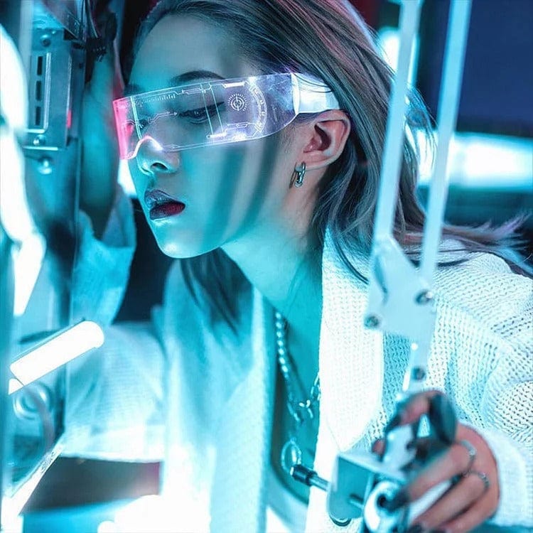 Chic LED Seven Color Luminous Glasses Meowhiskers