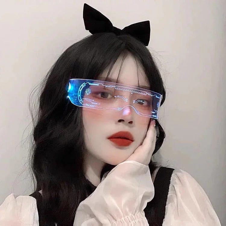 Chic LED Seven Color Luminous Glasses Meowhiskers