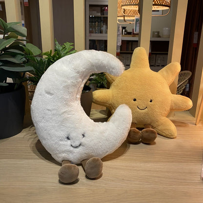 Kawaii Cute Sun Moon Plush Toy