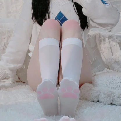 Japanese Sexy Cute Kitty Paw Stockings Tights