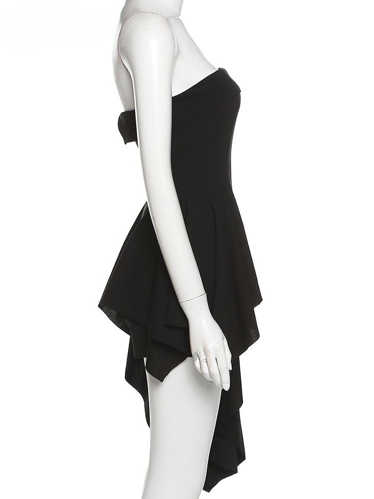 Chic Slim Black Mysterious Party Dress