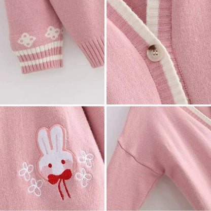 Kawaii Lolita Bunny Cardigan Sweater