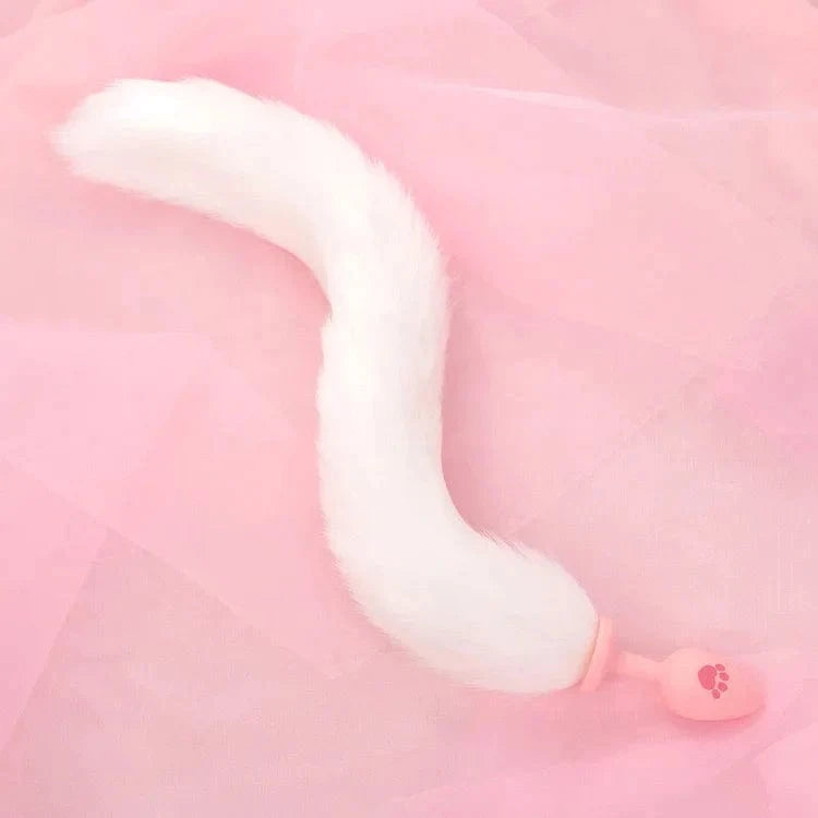 Furry Cat Tail Sexy Cute Anal Plug Accessories  Meowhiskers