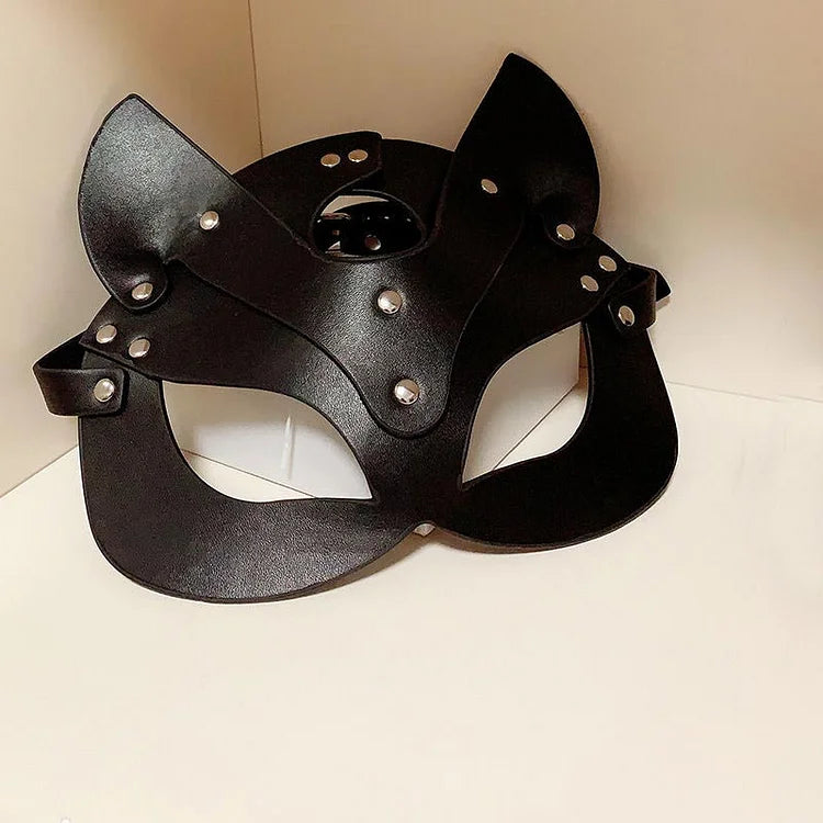 Sexy Fox Ears PU Cosplay Mask