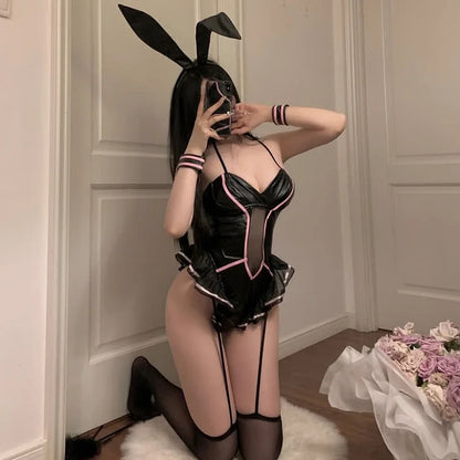 Cosplay Bunny Party Jumpsuit Lingerie Set