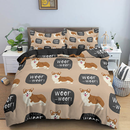 Cartoon Shiba & Puppy Collection Bedding Sets