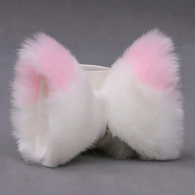 Kawaii Plush Fox Ears Hairpin Cosplay Costume Accessory