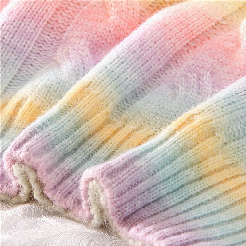 Kawaii Candy Rainbow Sweater Meowhiskers