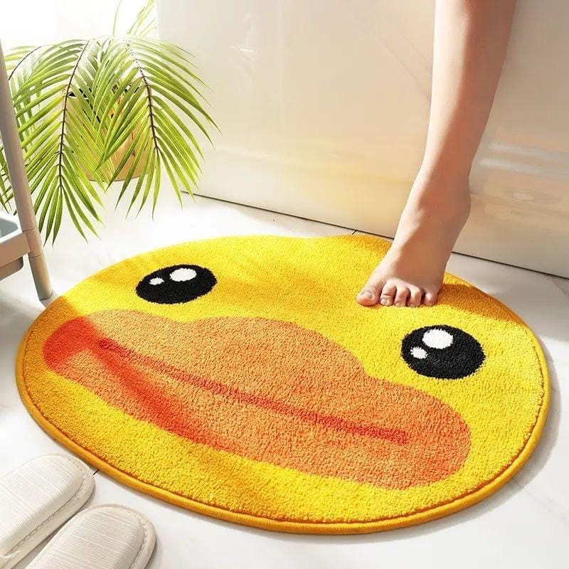 Kawaii Cartoon Cute Duck Rug & Mat Meowhiskers