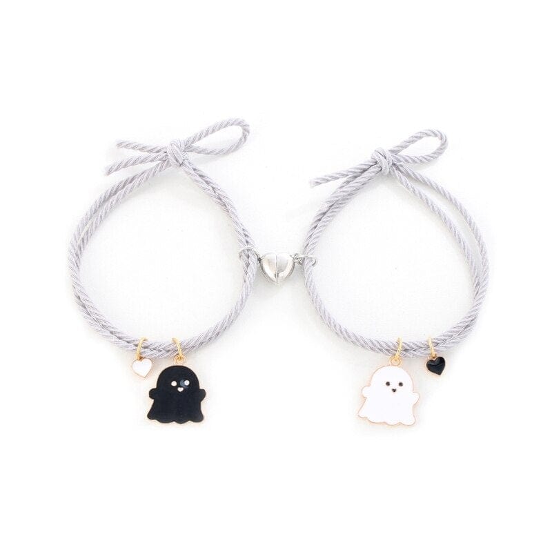Kawaii Cartoon Ghost Love Heart Bracelet Meowhiskers