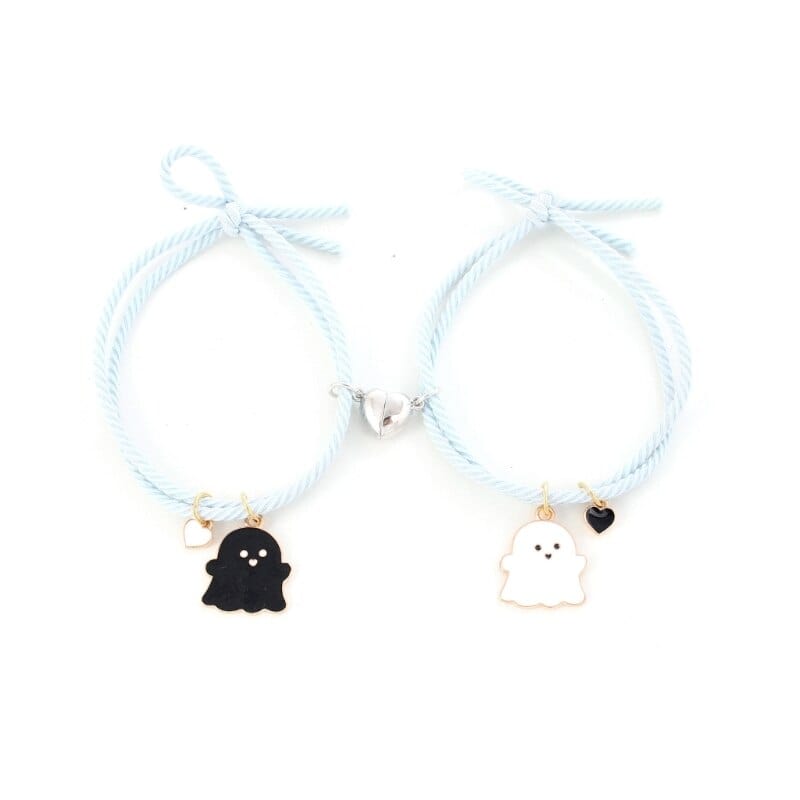 Kawaii Cartoon Ghost Love Heart Bracelet Meowhiskers