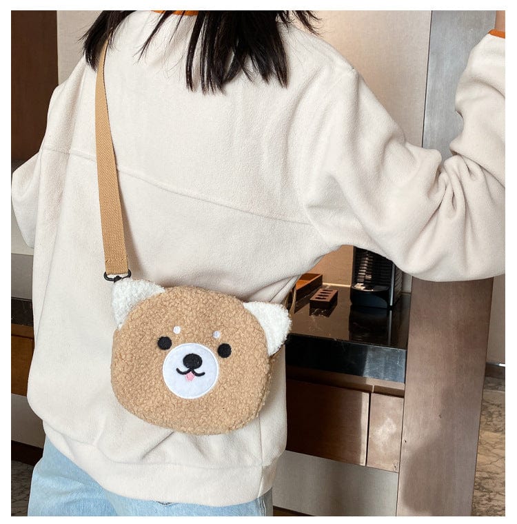 Kawaii Cartoon Plush Bag Meowhiskers