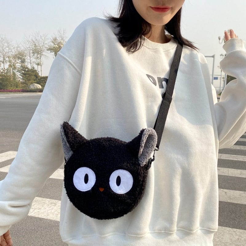 Kawaii Cartoon Plush Bag Meowhiskers
